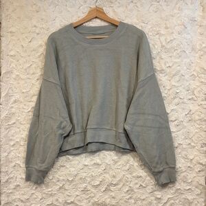 Aerie Oversized Cropped Sweatshirt